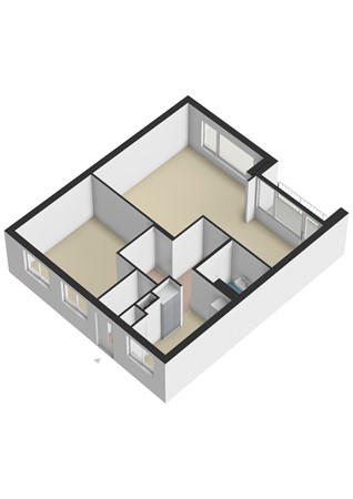 Plattegrond - Irenestraat 29, 6191 AS Beek - Irenestraat 29 Beek - Appartement 3D.jpg